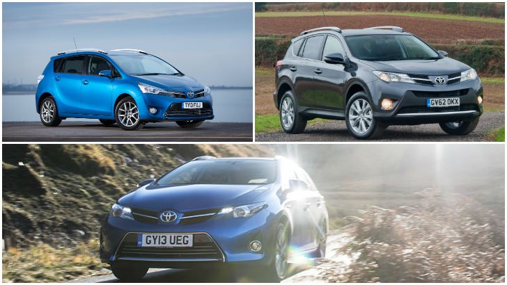 Best Selling Toyota UK Models 2013