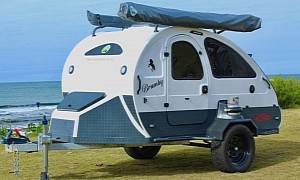 Australia Is Home to an "Indestructible" Teardrop Camper!? Check Out the Fiberglass Brumby