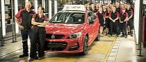 Australian Car Production Stops With The Last Holden VF II Commodore