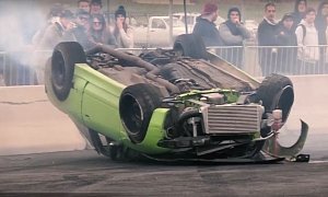 Australian Drifter's Violent Rollover Crash Shows Why You Need a Rollcage