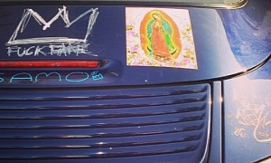 Australian MTV VJ Ruby Rose Hand-Paints Her Porsche 911