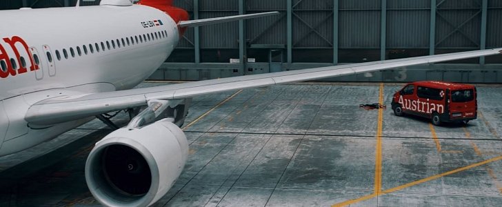 Austrian Airlines is using a drone for maintenance work as part of trial program