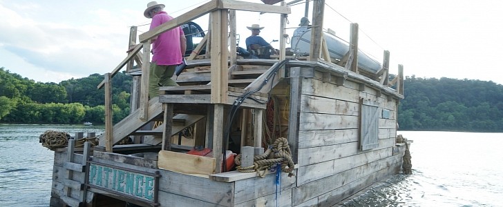 Author Rinker Buck took a wooden flatboat replica on a historic journey on the Mississippi