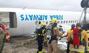 Authorities Investigating the Passenger Aircraft That Ended up With Its Wheels in the Air