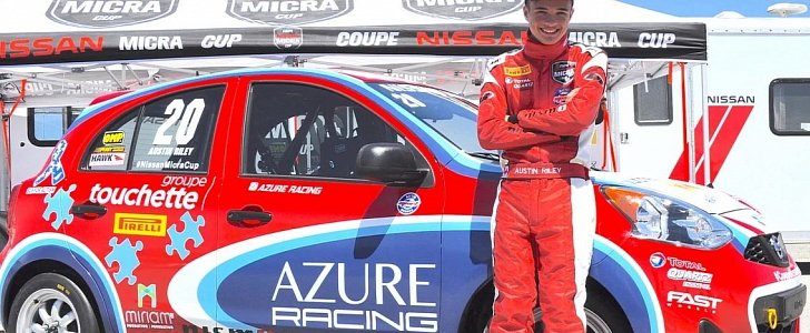 Austin Riley and the Micra Cup Car
