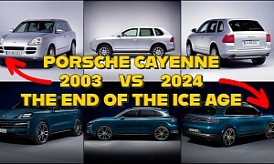 Auto Evolution: 2003 Porsche Cayenne vs 2024 Porsche Cayenne – The End of the ICE Age