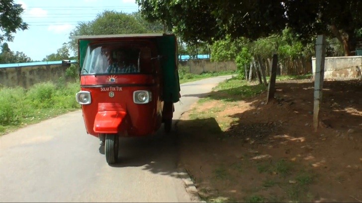 Solar Powered rickshaw