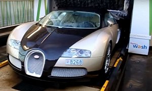 Automatic Car Wash Stuck on Bugatti Veyron Is How to Get Goosebumps in Monaco