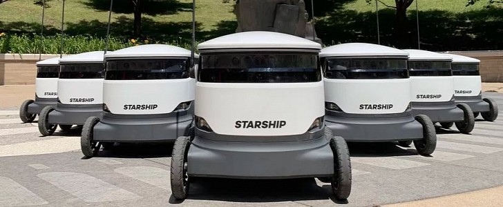 Starship autonomous delivery robots