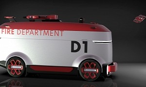 Autonomous Firefighting Vehicle Concept Is Designed to Serve the World’s Bravest