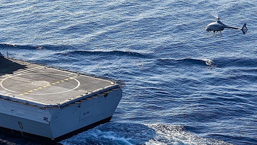 SDAM landing on French Navy frigate Provence