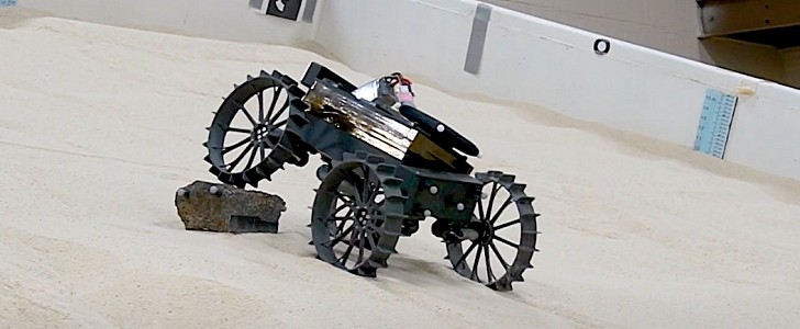 CADRE rover testing in the SLOPE
