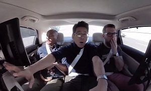 Autonomous Test Car Crashes with Filming Crew Inside in Hilarious Clip