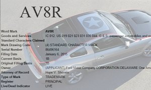 AV8R Trademark Suggests One-Off Ford Mustang is in the Pipeline