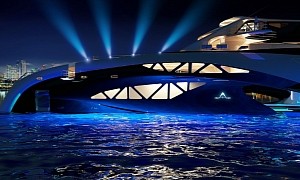 Ava Trimaran Super Yacht Concept Imagines an Ideal Venue for Super-Rich Partying