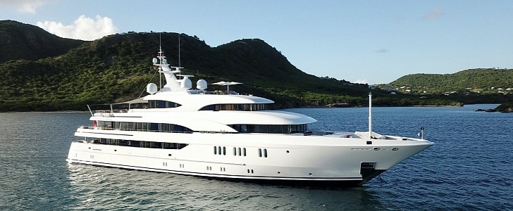 Avanti is a five-deck elegant superyacht with an Art Deco style