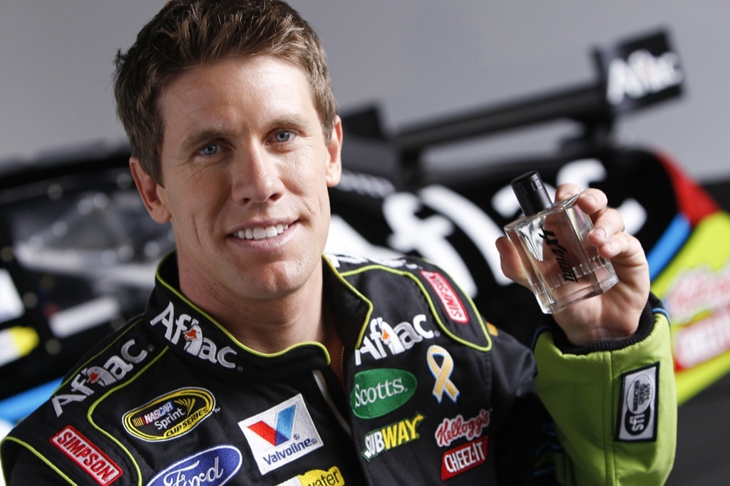 Edwards is the face of the turn 4XT fragrance