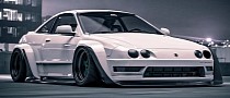AWD Acura Integra Type-R "White Bunny" Makeover Is Pure JDM