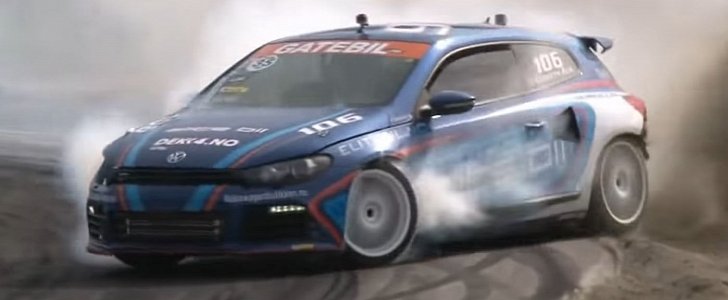 AWD Scirocco With 800 HP Is an Insane Drift Machine