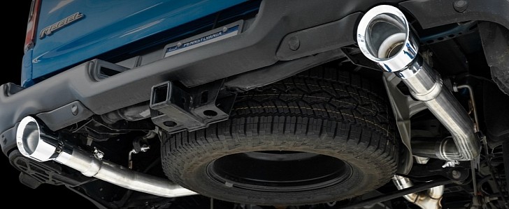 AWE 0FG cat-back exhaust for the Ram 1500