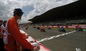 Awesome First-Person View on What Being a MotoGP Marshal Is Like
