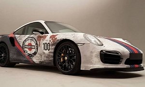 Awesome Porsche 911 Turbo S with Beater Martini Livery Was Once White
