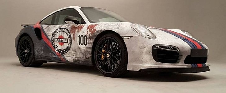 Porsche 911 Turbo S with Beater Martini Livery