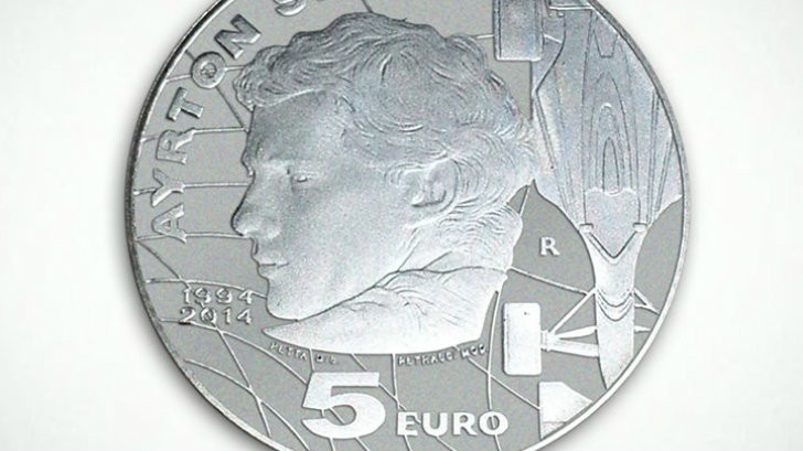 San Marino 5 Euro 20th Anniversary of Ayrton Senna Death Silver Proof