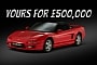 Ayrton Senna's 1991 Honda NSX Is Up for Grabs With Only 62,900 KM on the Clock
