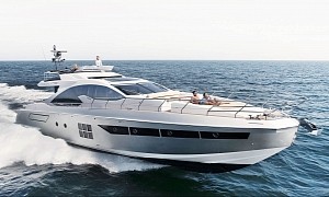 Azimut’s 77S Boasts GRP Hull and Carbon Superstructure, Can Hit 35 Knots