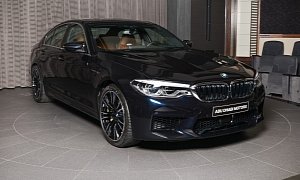 Azurite Black 2018 BMW M5 Shows Off in Abu Dhabi