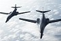 B-1B Lancers Look Deadly Even When Going to the Super Bowl to Join Bomber Trifecta