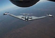 B-2 Spirits Flanked by F-35s Are the Definition of America’s Air Superiority