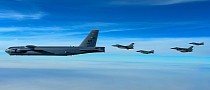 B-52 Stratofortress Droppings Come in the Form of F-16 Fighting Falcons and F-4 Phantoms