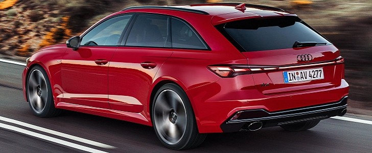 B10 Audi A4 Avant premium estate rendering by lars_o_saeltzer