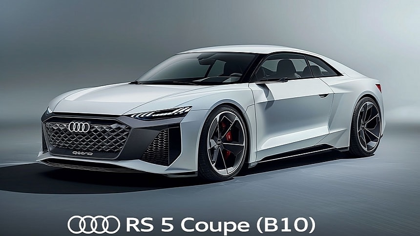 Audi RS 5 Coupe rendering by 4Rings.AI