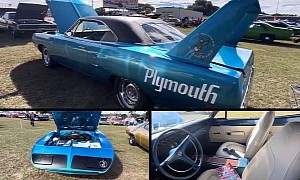 B5 Blue 1970 Plymouth Superbird Doesn't Need a 426 HEMI To Shine