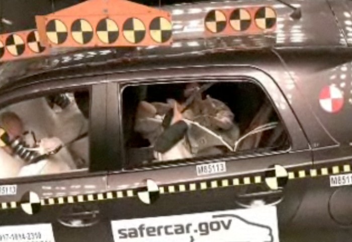 Screenshot from the crash-test video