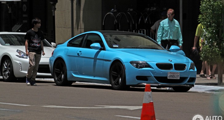 Baby Blue BMW E63 M6