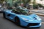 Baby Blue LaFerrari with White Accents Steals the Show in Shanghai