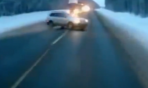 Baby Gets Flung From Car in Russian Accident - Miraculously Escapes Unscathed