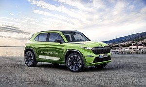 Baby Skoda Electric SUV Imagined With Urban-Sized Footprint