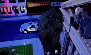 Back To The Future Tower Scene Gets Recreated in LEGO