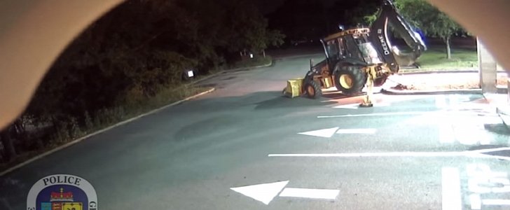 Backhoe ATM robbery