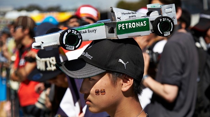 Mercedes-AMG Petronas Fan at Suzuka 2013