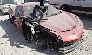 Badly Bruised Corvette C8 for Sale, Looks Like the Perfect Recipe for Insomnia
