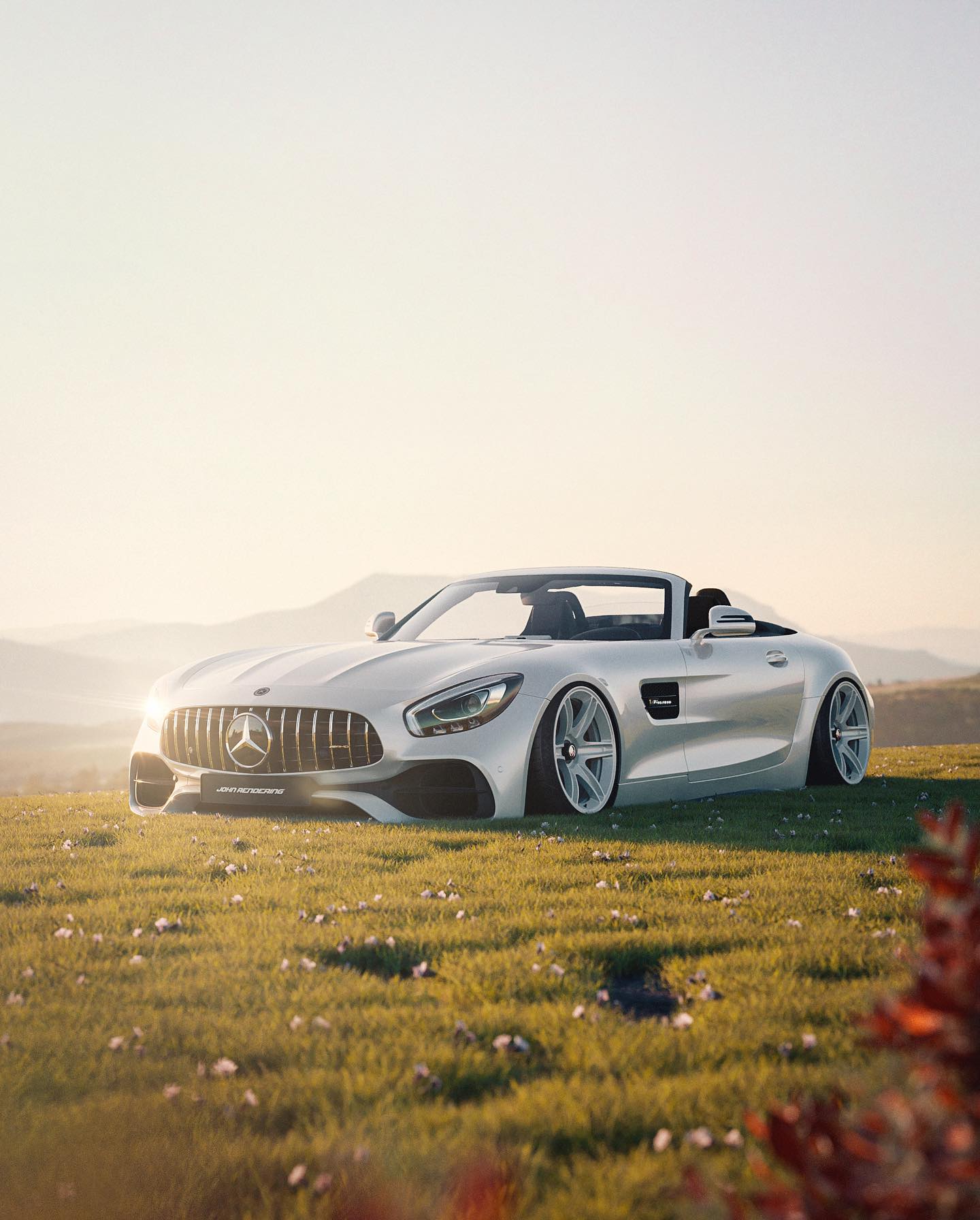 Bagged AMG GT Roadster Now Has JDM Dreams of Spring to Atone for