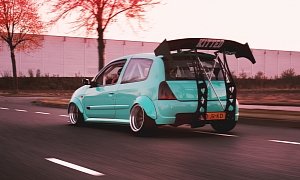 Bagged Minty Clio RS 182 With Massive Wing Is Overcooked