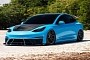 Bagged Tesla Model 3 Is a Few Mods Away From Going Back to the 1990s Tuning Scene