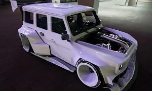 Bagged, Twin-Turbo Mercedes-Benz G-Class Goes Beyond Hot Rod in Beastly Morphing